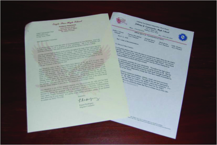 Recommendation Letter Scholarship